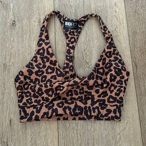 Beachriot Leopard sports bra